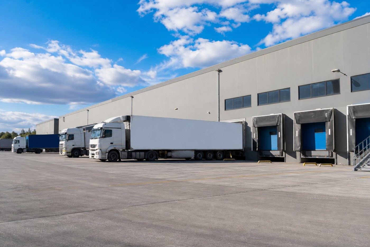 PortLine Logistics depo tesisi dış görünüm